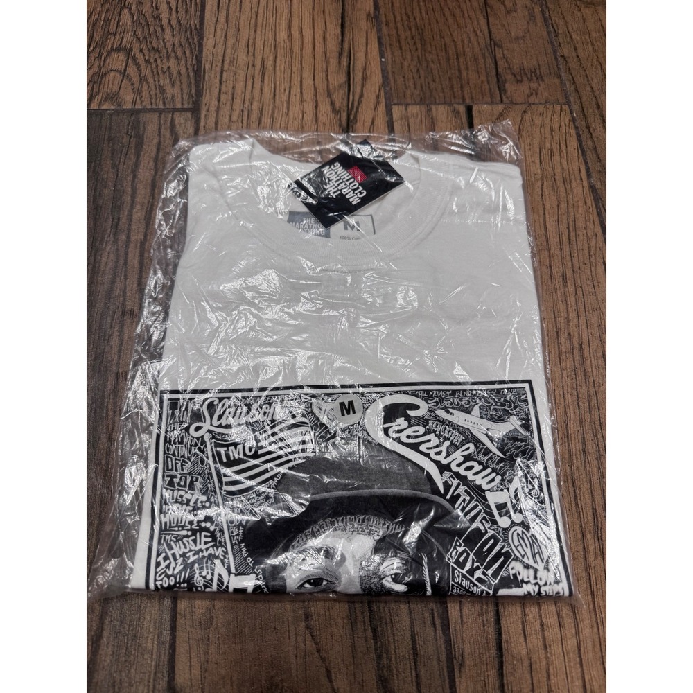 The Marathon Clothing TMC Crenshaw Slauson Graphic Tee White Mens Size M NWT
